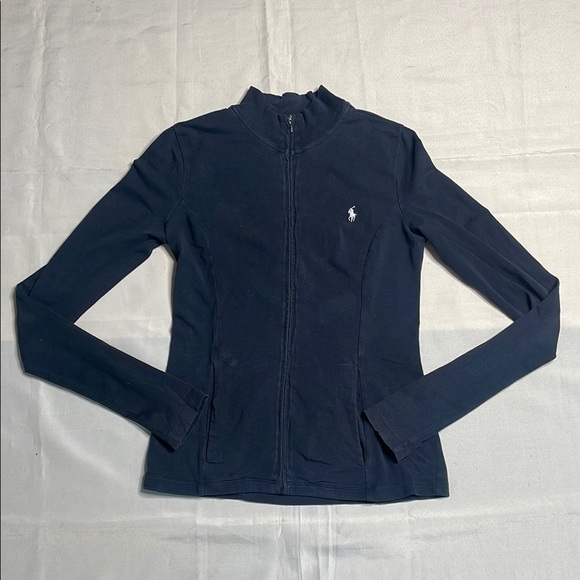 POLO RALPH LAUREN Black Zip-Up Jacket with Logo - Picture 4 of 9